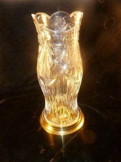 Waterford Crystal Hurricane Candle Lamp Made in Ireland