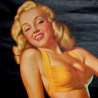 RARE Marilyn Monroe 1948 Earl Moran Pin Up Calendar Maid in Baltimore