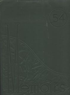  Dundalk MD High School Yearbook 1954 Maryland