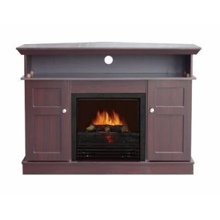 1250W Corner Electric Fireplace Heater Stove TV Stand