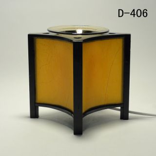 JAPANESE STYLE WOODEN ELECTRIC OIL WARMER/AROMA LAMP WITH DIMMER.