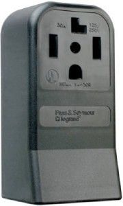 30 Amp 4W Surface Mount Dryer Outlet Receptacle