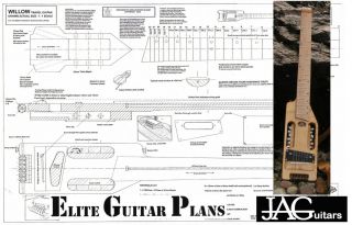 Construction Plans to Build A Travel Electric Guitar
