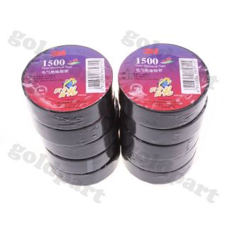  3M 1500 Vinyl Electrical Tape Insulation Adhesive Tape Black