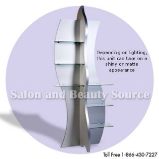 el greco retail display tower this curvy retail display tower is a