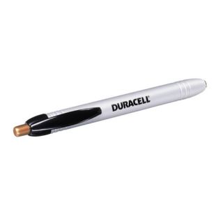 The Duracell Pen Light features a slim, lightweight aluminum tube body
