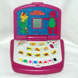   electronics Preschool Toddler BARNEY learning laptop computer toy