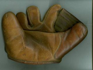 1940s Leo Durocher Goldsmith Baseball Glove LH Kids