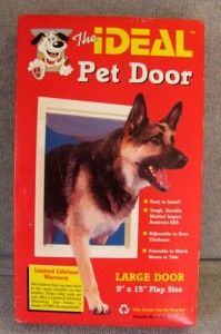 Ideal Pet Products Size Large Dog Pet Door New in Box