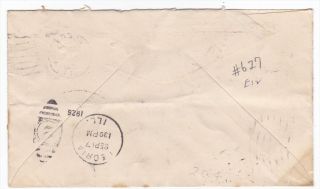 Alpha Illinois to Peoria 1926 Special Delivery Cover