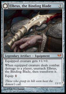 MTG Elbrus The Binding Blade x1 Dark Ascension Mythic