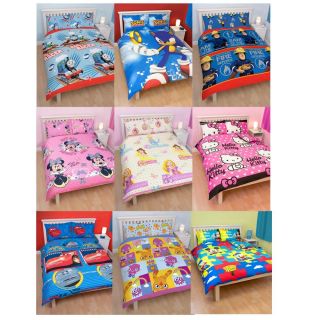 Double Bedding Character Duvet Covers Pillowcase Sets Free P P