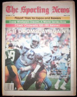 Dallas Cowboys 81 Ed Too Tall Jones Mint Sporting News