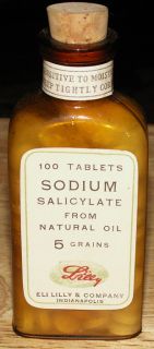   Salicylate 100 Tablet Bottle Eli Lilly and Company Indianapolis IN
