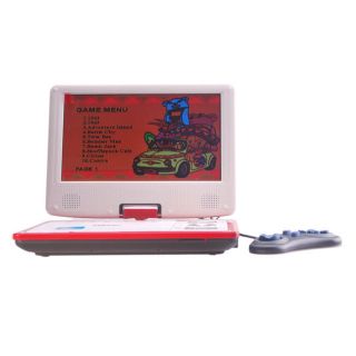 inch Portable DVD EVD Player with Analog TV  4 Game SD USB