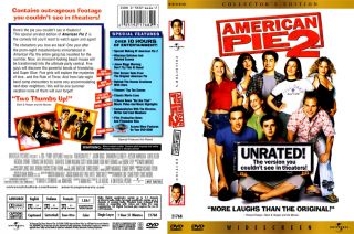 You are bidding on 1 DVD   American Pie 2   Widescreen Unrated