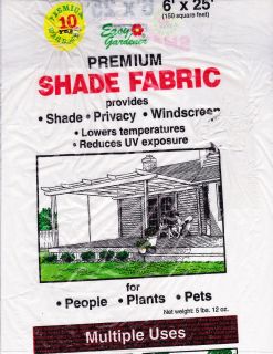 Easy Gardener Sun Screen Shade Fabric Partial Roll Smoke Blue 2 pieces