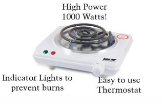 Portable Electric Counter Top Hot Plate 1500W Stove Burner Element by