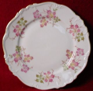 EDELSTEIN china AUTUMN LEAVES pttrn SALAD PLATE
