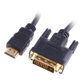Gold HDMI to DVI Cable 1 5M 5ft for HDTV PC Moitor LCD