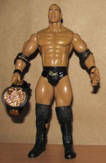The Rock WWE Jakks Classic Superstars Figure WWF Belt Dwayne Johnson
