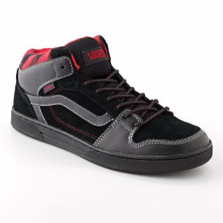 Vans Edgemont Skate Shoes size 12 BLACK RED