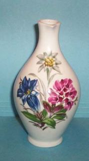 Vintage German Chzian Eberhardt Munchen Floral Painted Pitcher Creamer