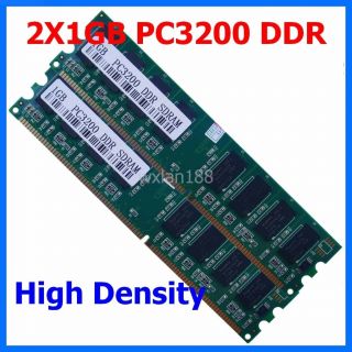 1GB 2G 2GB DDR400 400MHz PC3200 184PIN DESKTOP MEMORY Non ECC RAM