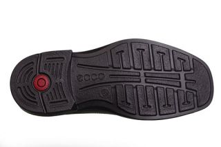 Ecco Mens Shoes Helsinki Slip on Black Leather Loafers 05013400101 Sz