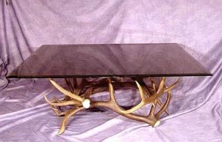Beautiful Real Antler Elk Table Base Furniture Chandelier Lamps