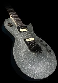 ESP Custom Shop Eclipse Electric Guitar Ebony Fretboard Silver Sparkle