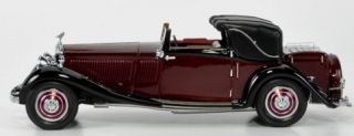   Royce Phantom II Owen Sedanca Coupe 1934 darkred black 1 43 ltd Ed