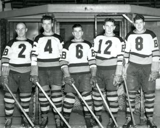 1930s Boston Bruins Team Photo Eddie Shore