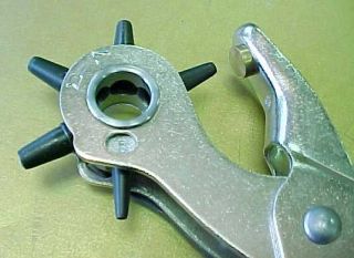 Elora Germany Metric Revolving Leather Hole Punch