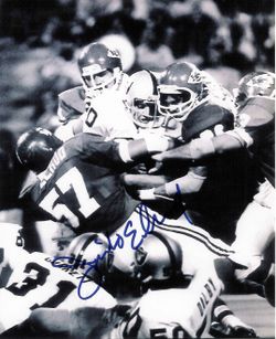 Jimbo Elrod autographed 8 x 10 Kansas City Chiefs