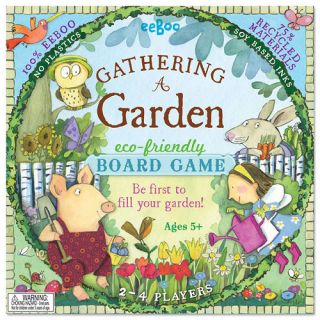 eeBoo Gathering A Garden Board Game   90% Recycled Materials   Best