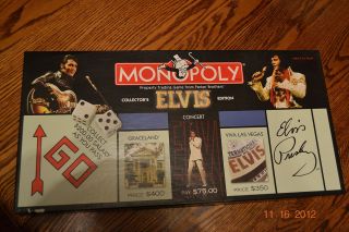  Monopoly Elvis Collectors Edition
