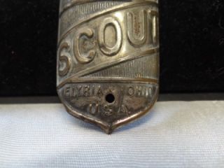 The Colson Co Scout Elyria Ohio Bicycle Badge Headbadge