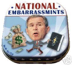 President George w Bush Dubya National Embarrass Mints