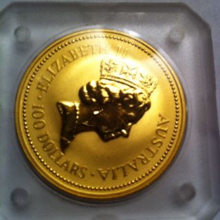Australia Elizabeth II 1 OZ PURE GOLD COIN BULLION .9999 PURITY 1989