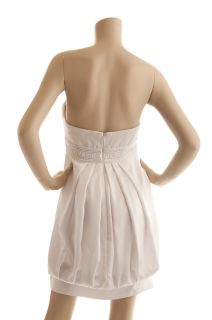 BCBG Max Azria White Strapless Cocktail Dress Size 6