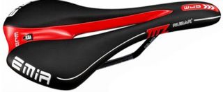 New Rubar Emir Rtes Bike Saddle Seat Black x Red 255g