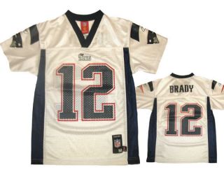 Tom Brady New England Patriots NFL Jersey Boys Kids Youth New