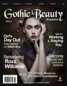 Gothic Beauty Magazine 33 Fashion Music Fantasy Art Emo