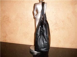 Kate Spade Black Leather Zip Flap Bag Tote Satchell Shoulder Bag Purse