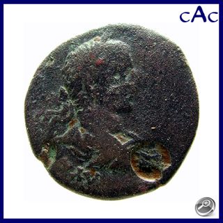CAC Elagabalus Kappadokia Kaisareia AE26 MT Argaeus Countermark 220 Ad