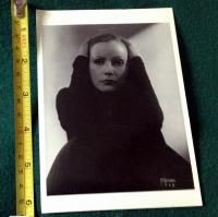 Greta Garbo 1928 Post Card Photographed by Edward Steichen