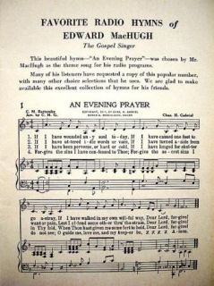 Favorite Radio Hymns of Edward Machugh Softcover