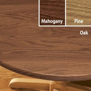 pine wood grain elasticized tablecover lg round