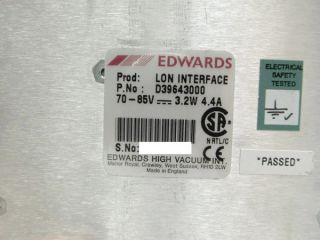 Edwards Two Controller Lon Interface with Power Supply